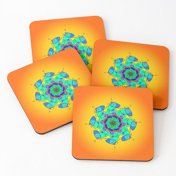 Item preview, A Very Fishy Mandala designed and sold by DoubleJDoodles.
