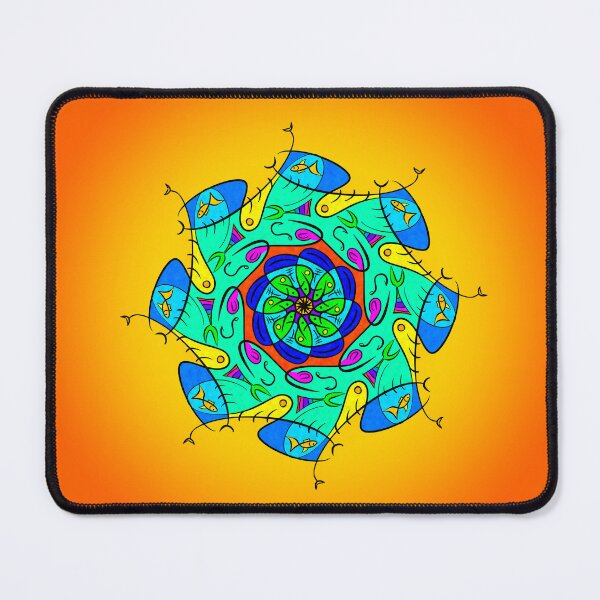 Item preview, A Very Fishy Mandala designed and sold by DoubleJDoodles.