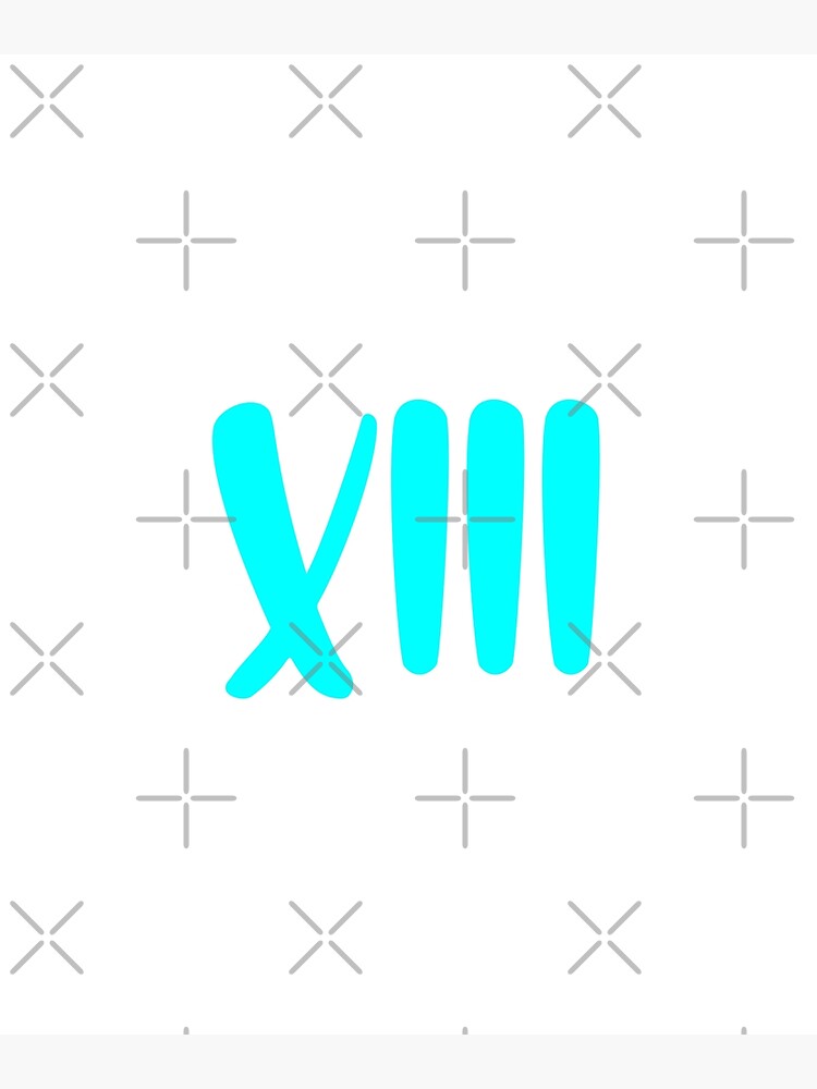 roman-numeral-xiii-for-kids-number-13-roman-numerals-xiii-poster