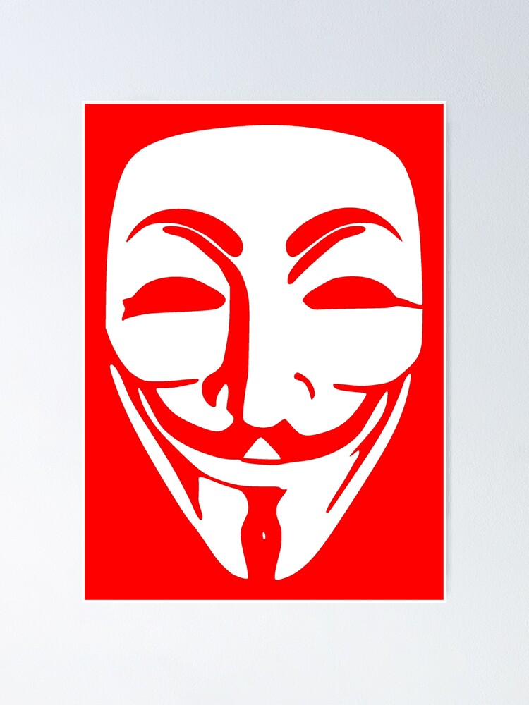 Anonymous Logo (Guy Fawkes Mask)' Bandana