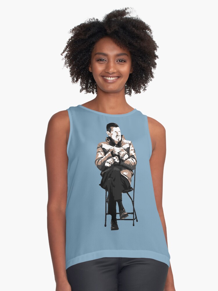 Vista previa del artículo con la obra «Blusa sin mangas», diseñado y vendido por WorldEngine.