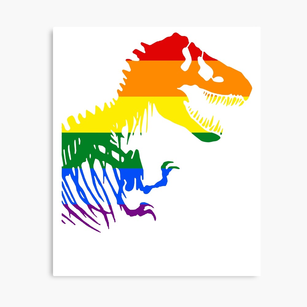 LGBT Dinosaur Custom Zip Handbag Coin Purse Change Cash Wallet