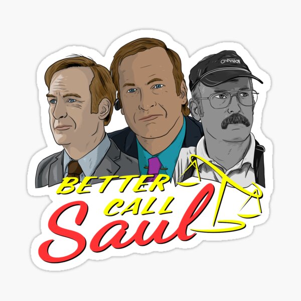 Vista previa del artículo con la obra «Las muchas caras de Saul Goodman», diseñado y vendido por blacksnowcomics.