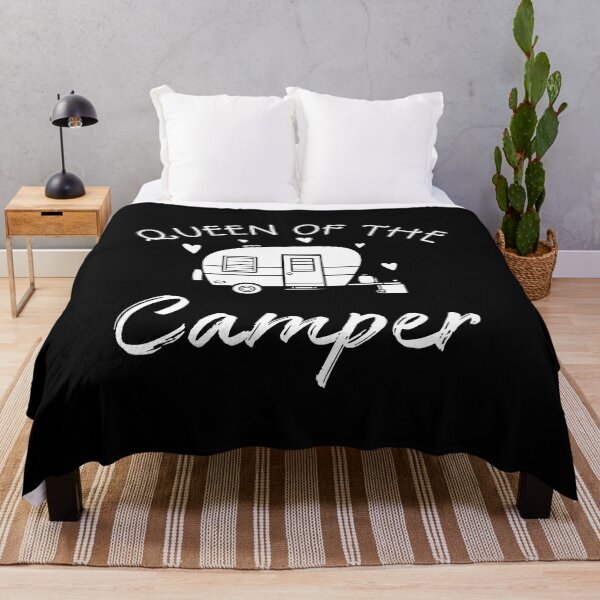 Item preview, Queen Of The Camper RV Camper Road Trip designed and sold by BennetJaco.