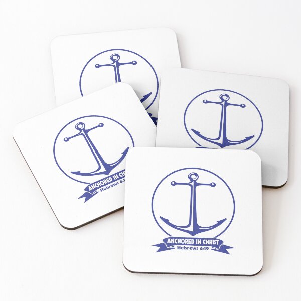 Item preview, Anchored in Christ Christian Faith Hebrews 6:19 designed and sold by Deep End Design.