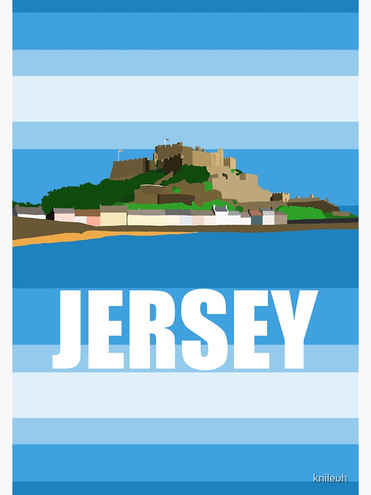 "Gorey Castle Jersey poster" Sticker for Sale by knileuh Redbubble