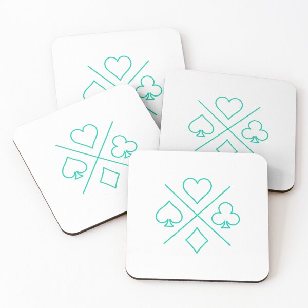 Item preview, Four Card Suites minimal design designed and sold by whyNautDesigns.