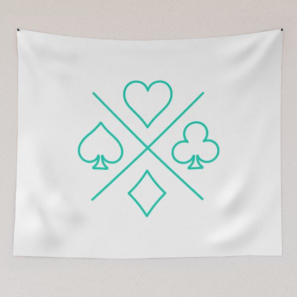 Item preview, Four Card Suites minimal design designed and sold by whyNautDesigns.