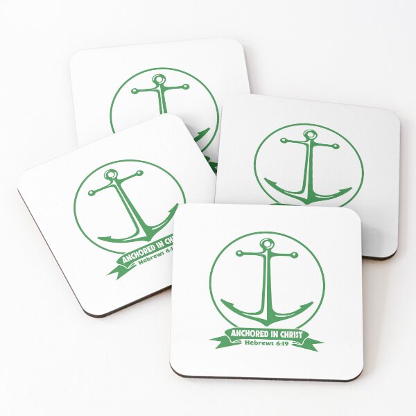 Item preview, Anchored in Christ Christian Faith Hebrews 6:19 designed and sold by Deep End Design.