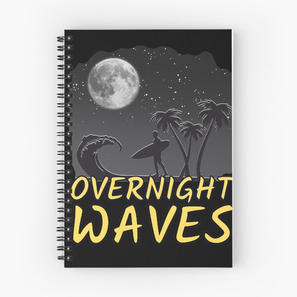 Item preview, Overnight Waves Monotone Background designed and sold by Onewivnacher.
