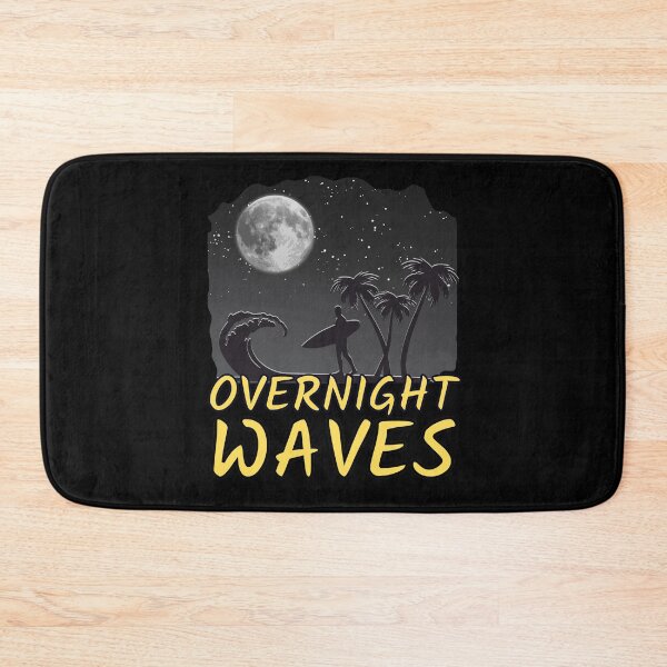 Item preview, Overnight Waves Monotone Background designed and sold by Onewivnacher.