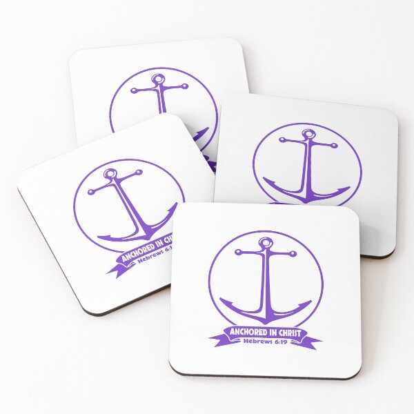 Item preview, Anchored in Christ Christian Faith Hebrews 6:19 designed and sold by Deep End Design.