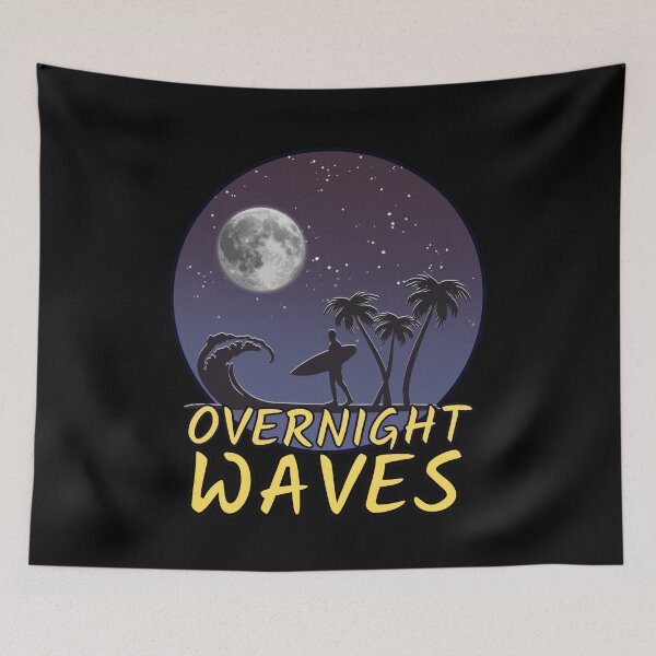 Item preview, Overnight Waves Galaxy Background designed and sold by Onewivnacher.