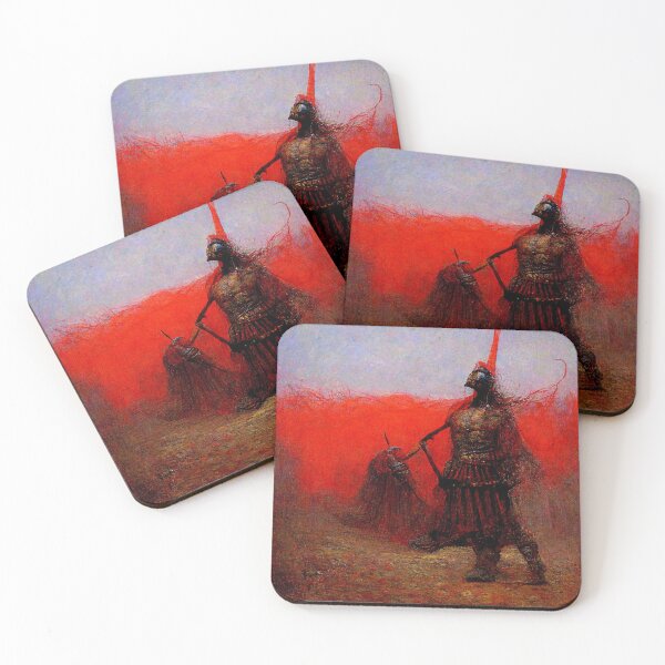 Item preview, Red hoplite designed and sold by GabrielMadrasse.