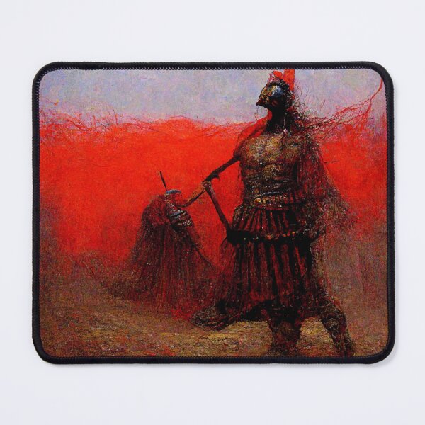 Item preview, Red hoplite designed and sold by GabrielMadrasse.