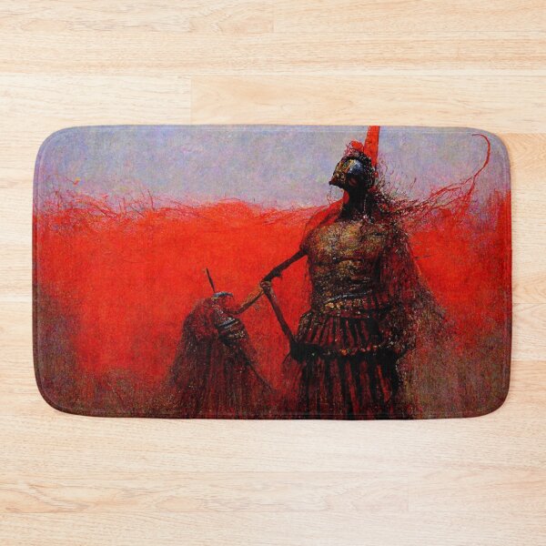 Item preview, Red hoplite designed and sold by GabrielMadrasse.