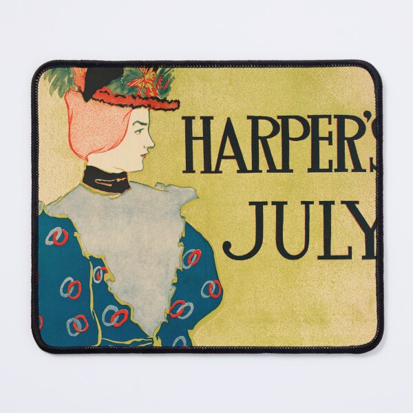 Item preview, HARPER'S JULY 1896 Vintage American Magazine Cover Art Edward Penfield designed and sold by retroposters.