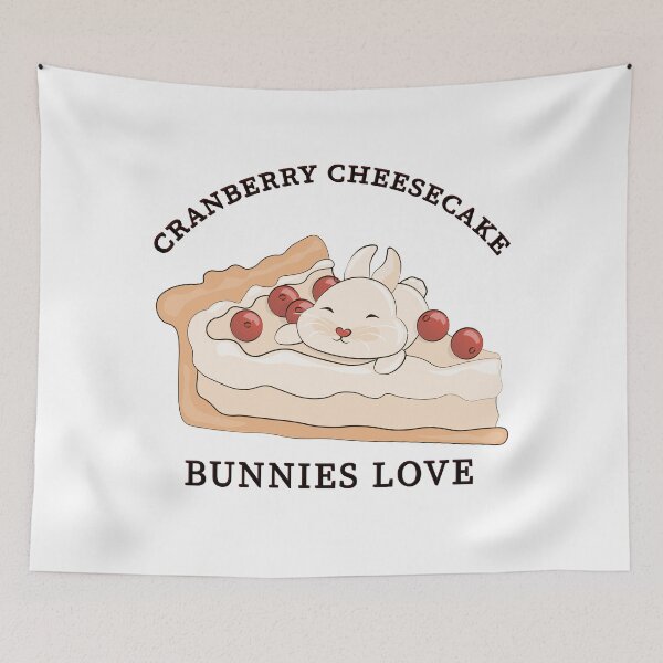 Item preview, Bunnies love Cranberry Cheesecake. National Cheesecake Day designed and sold by Art-of-Rory.