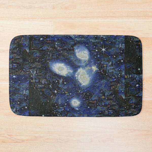 Item preview, JWST Space Telescope Stephan's Quintet in Van Gogh style designed and sold by SolidEarthArt.