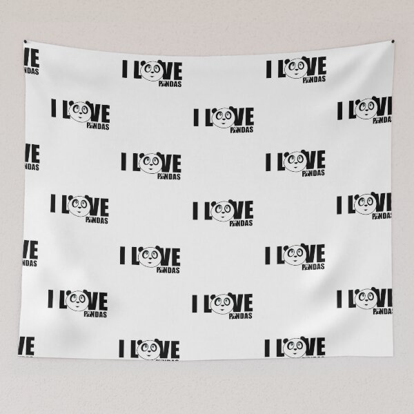 Item preview, I love Pandas (Pattern) designed and sold by Adamzworld.