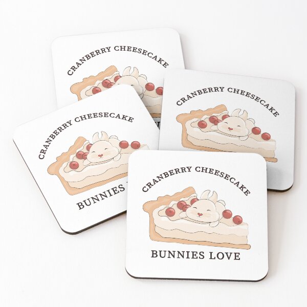 Item preview, Bunnies love Cranberry Cheesecake. National Cheesecake Day designed and sold by Art-of-Rory.