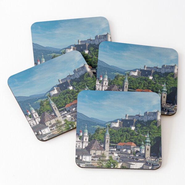 Item preview, Old town of Salzburg with Hohensalzburg Fortress designed and sold by Klaus Offermann.
