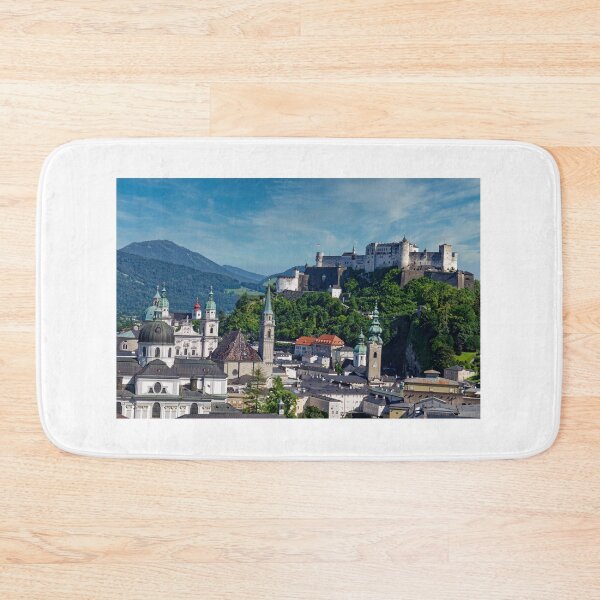 Item preview, Old town of Salzburg with Hohensalzburg Fortress designed and sold by Klaus Offermann.