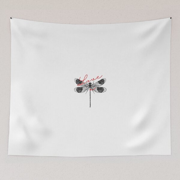 Item preview, Love Dragonfly black and red designed and sold by NewPages.