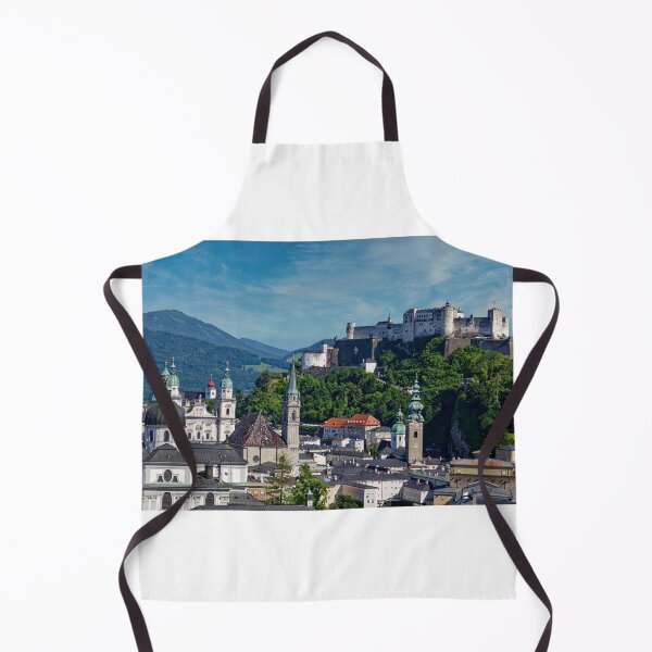 Item preview, Old town of Salzburg with Hohensalzburg Fortress designed and sold by Klaus Offermann.