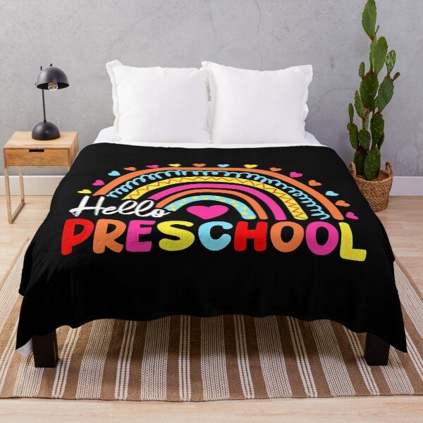Item preview, Kids Hello Preschool Retro Rainbow Teacher Toddler Girls designed and sold by HelgaSchwarz.
