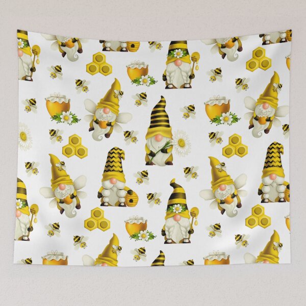 Item preview, Save the Bees Gnomes Spring Honeycomb designed and sold by Draculaura2009.