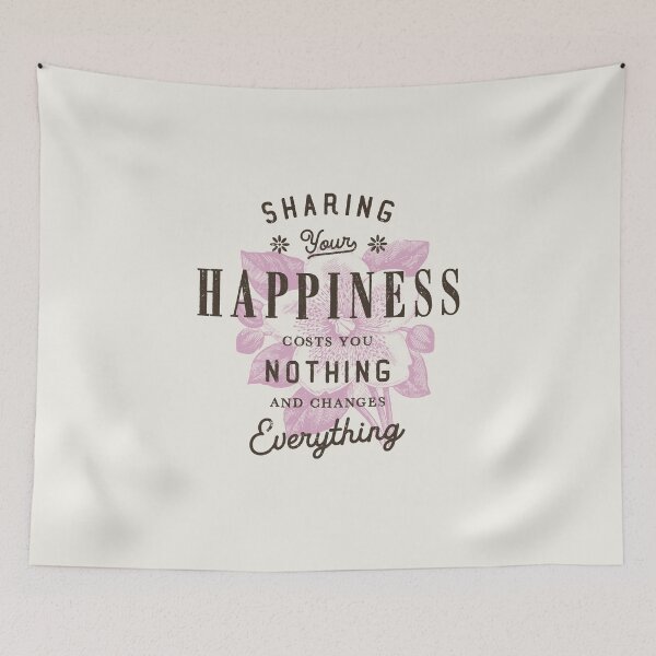 Item preview, Share Your Happiness Vintage designed and sold by Geek Updated.