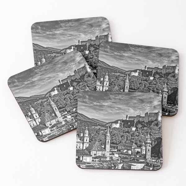 Item preview, Old town of Salzburg with Hohensalzburg Fortress designed and sold by Klaus Offermann.