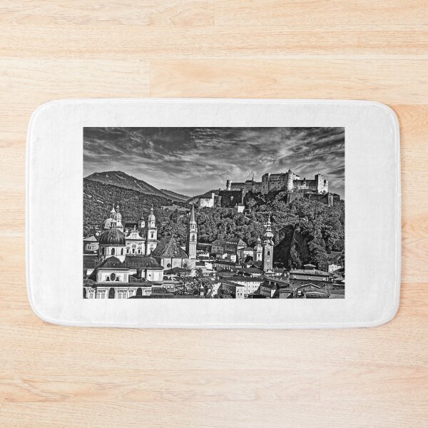 Item preview, Old town of Salzburg with Hohensalzburg Fortress designed and sold by Klaus Offermann.