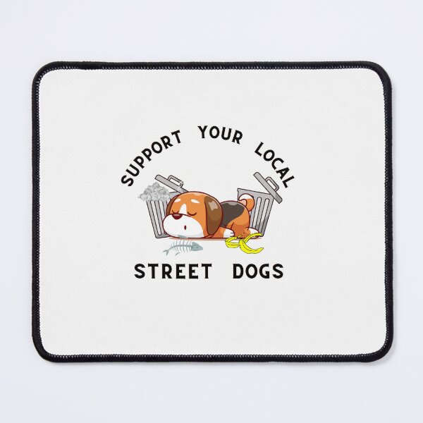 Item preview, support your local dogs t-shirts, local dog t-shirts, dog t-shirts designed and sold by BLUE bubble.