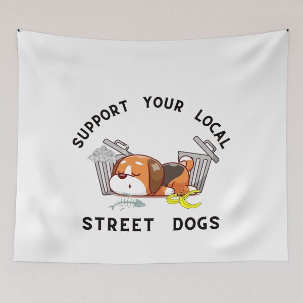 Item preview, support your local dogs t-shirts, local dog t-shirts, dog t-shirts designed and sold by BLUE  bubble.