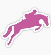 Horse Riding English Equestrian Hunter Jumper Sticker
