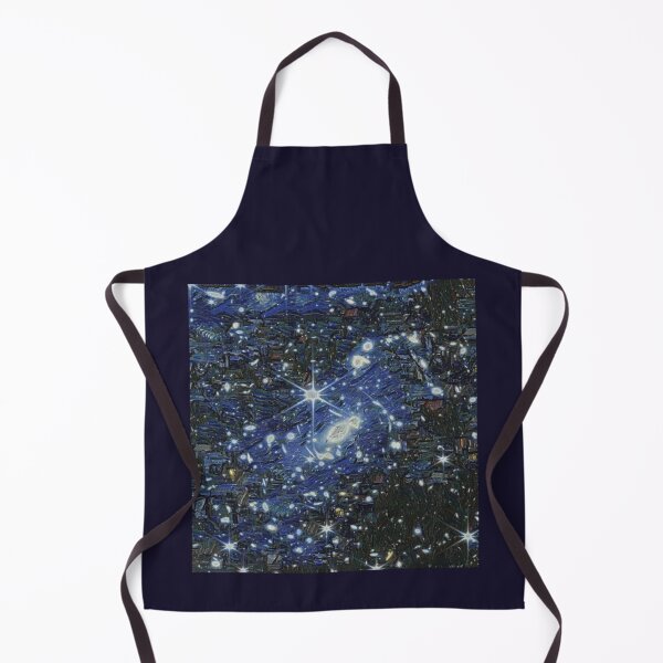 Item preview, JWST Space Telescope Deep Field in Van Gogh style designed and sold by SolidEarthArt.
