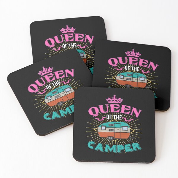 Item preview, Queen Of The Camper Women And Girls Camping designed and sold by BennetJaco.