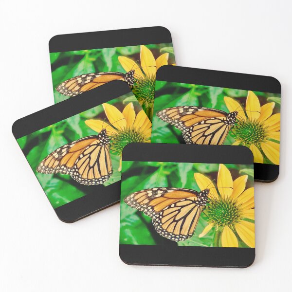 Item preview, butterfly on yellow daisy designed and sold by Chakraflowerdesign.