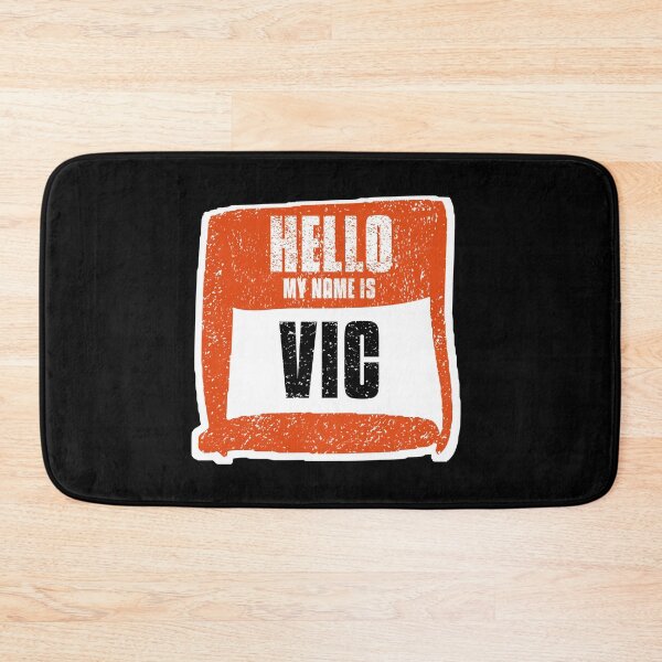 Item preview, Hello My Name Is Vic Label designed and sold by vibeno1.