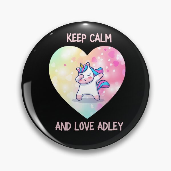 Item preview, keep calm and love adley designed and sold by BloompodDesigns.