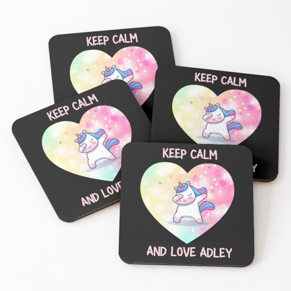 Item preview, keep calm and love adley designed and sold by BloompodDesigns.