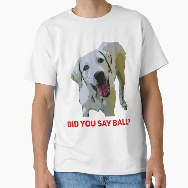 Item preview, Did you Say Ball? Yellow Labrador Retriever designed and sold by spinningvisions.