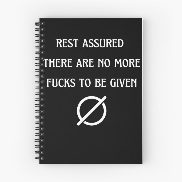 Item preview, No more fucks to be given designed and sold by CreativeLevelUp.