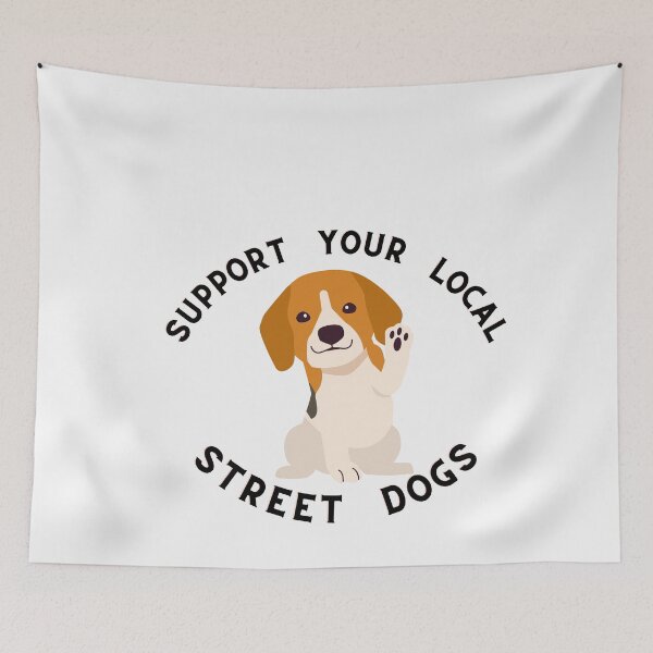 Item preview, support your local dogs t-shirts, local dog t-shirts, dog t-shirts designed and sold by BLUE  bubble.