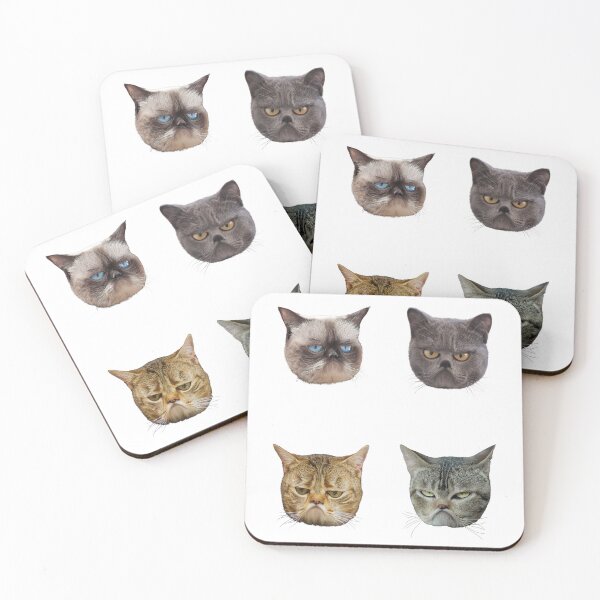 Item preview, funny angry cats groupe designed and sold by Panega.