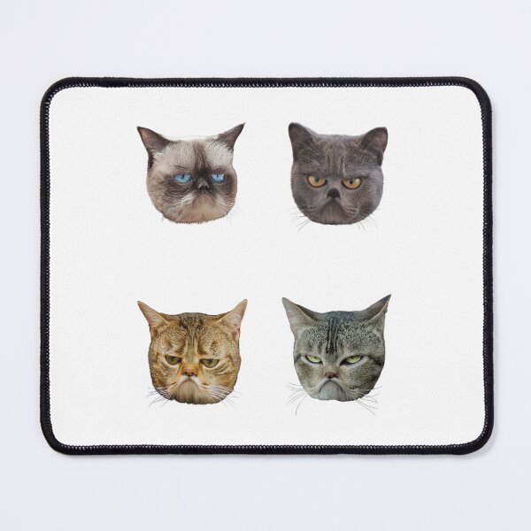 Item preview, funny angry cats groupe designed and sold by Panega.