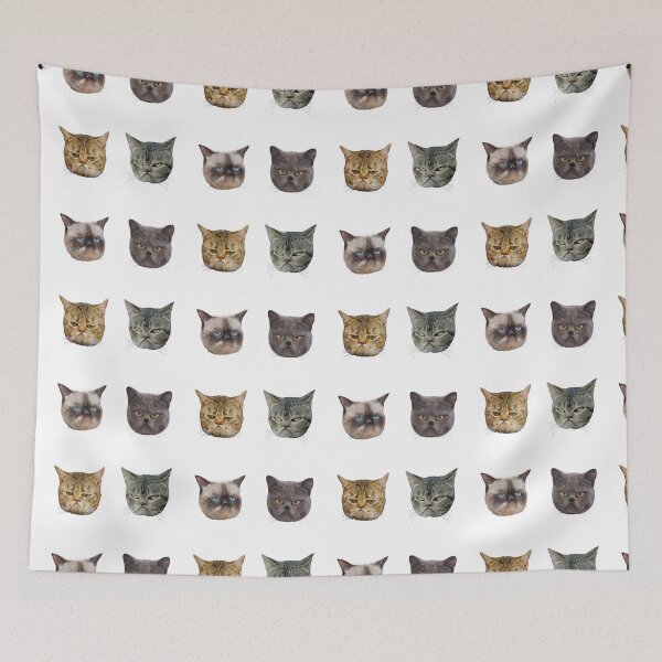 Item preview, funny angry cats groupe designed and sold by Panega.