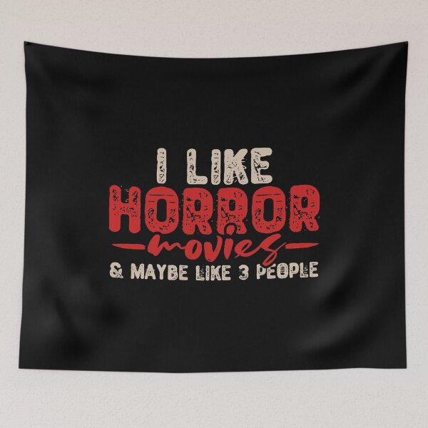 Item preview, I Like Horror Movie & Maybe Like 3 People designed and sold by MalloWilli.
